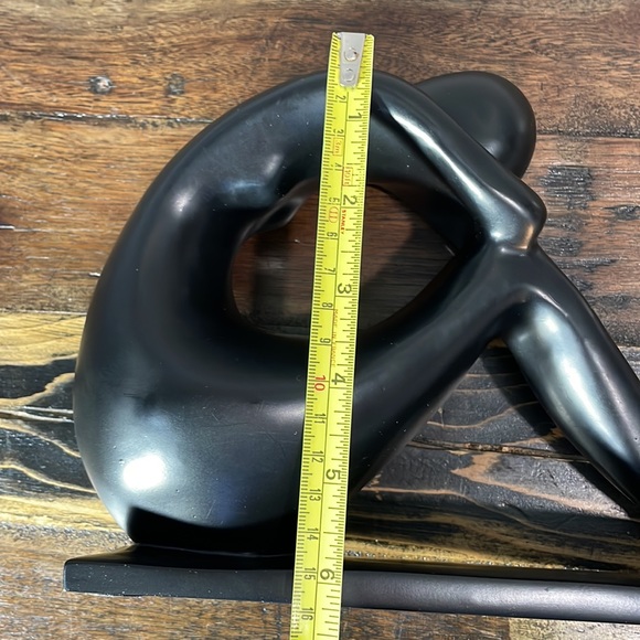 Woman figurine heavy stone piece - likely soapstone - Picture 8 of 15